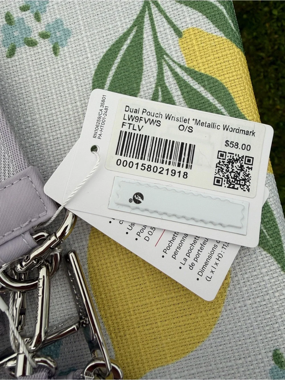Lululemon metallic wordmark dual pouch - Picture 4 of 4